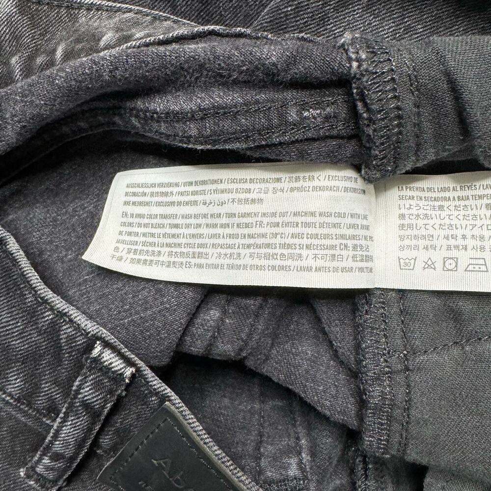 Abercrombie & Fitch Vintage Stretch 90s Straight Jean Mens Size 36x32 Black - Picture 5 of 5